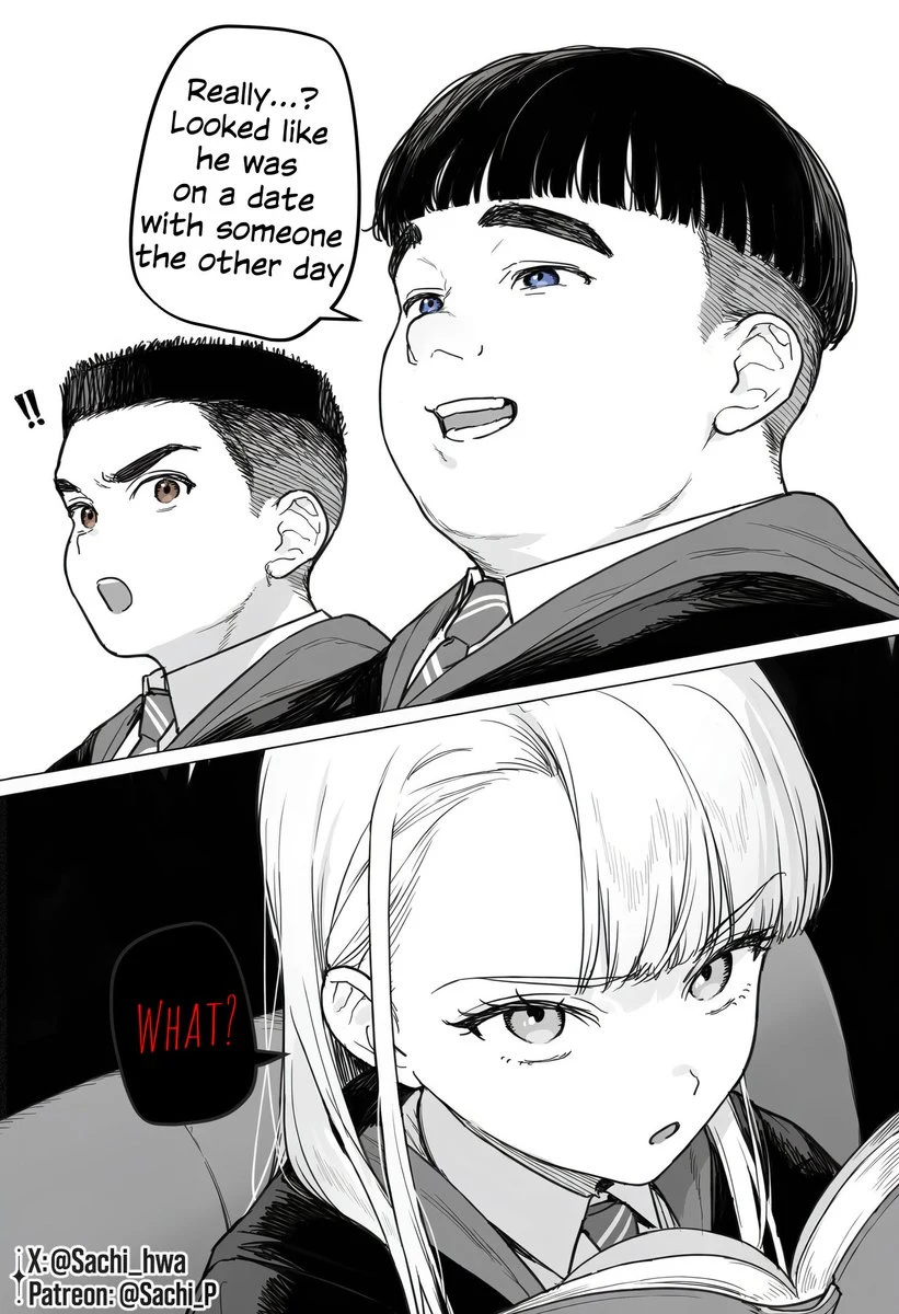 Crabbe suggests that Harry has been on a date.