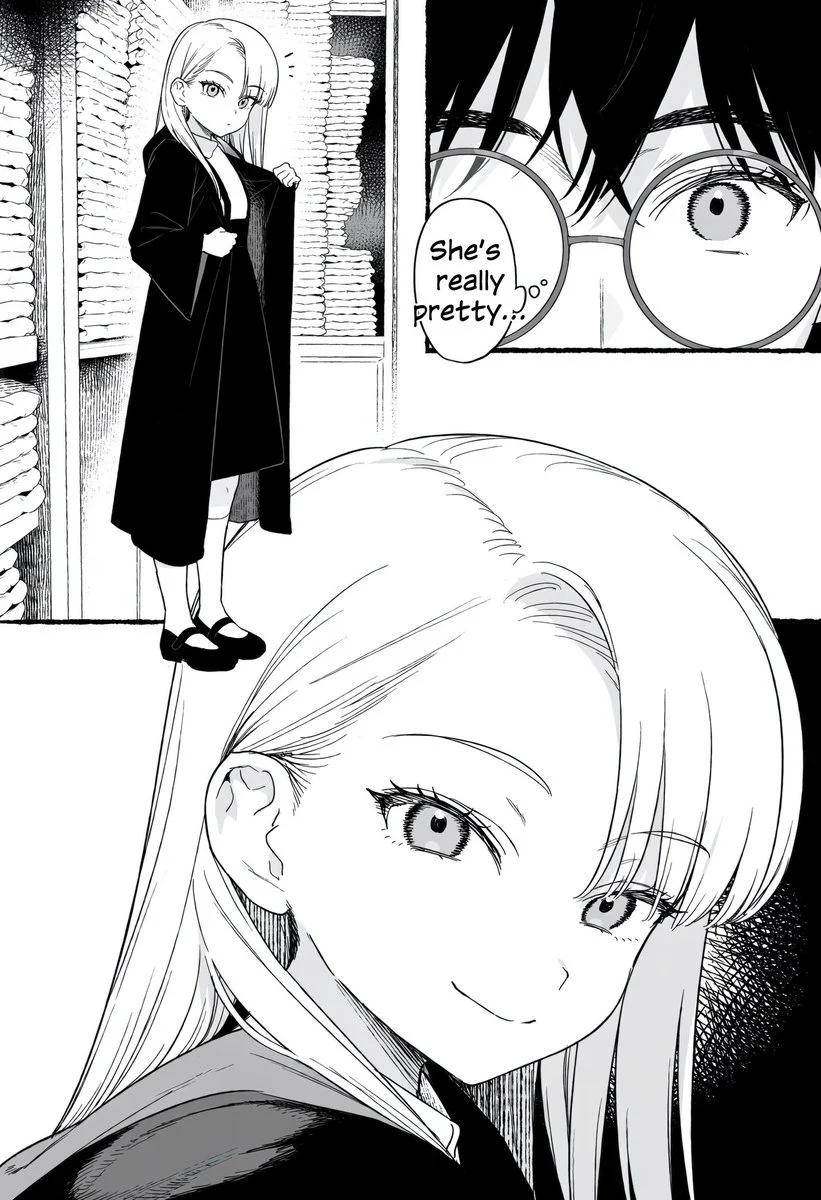 Harry notices Female Draco as she turns toward him